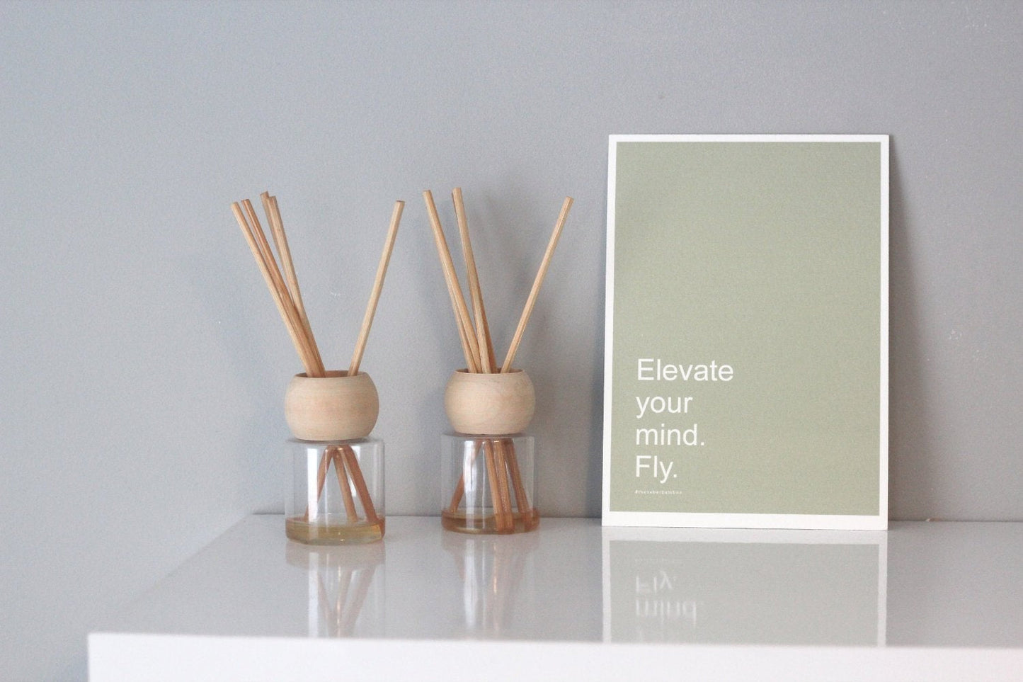 ELEVATE Positive Affirmation Card// A6 Meditation Quote