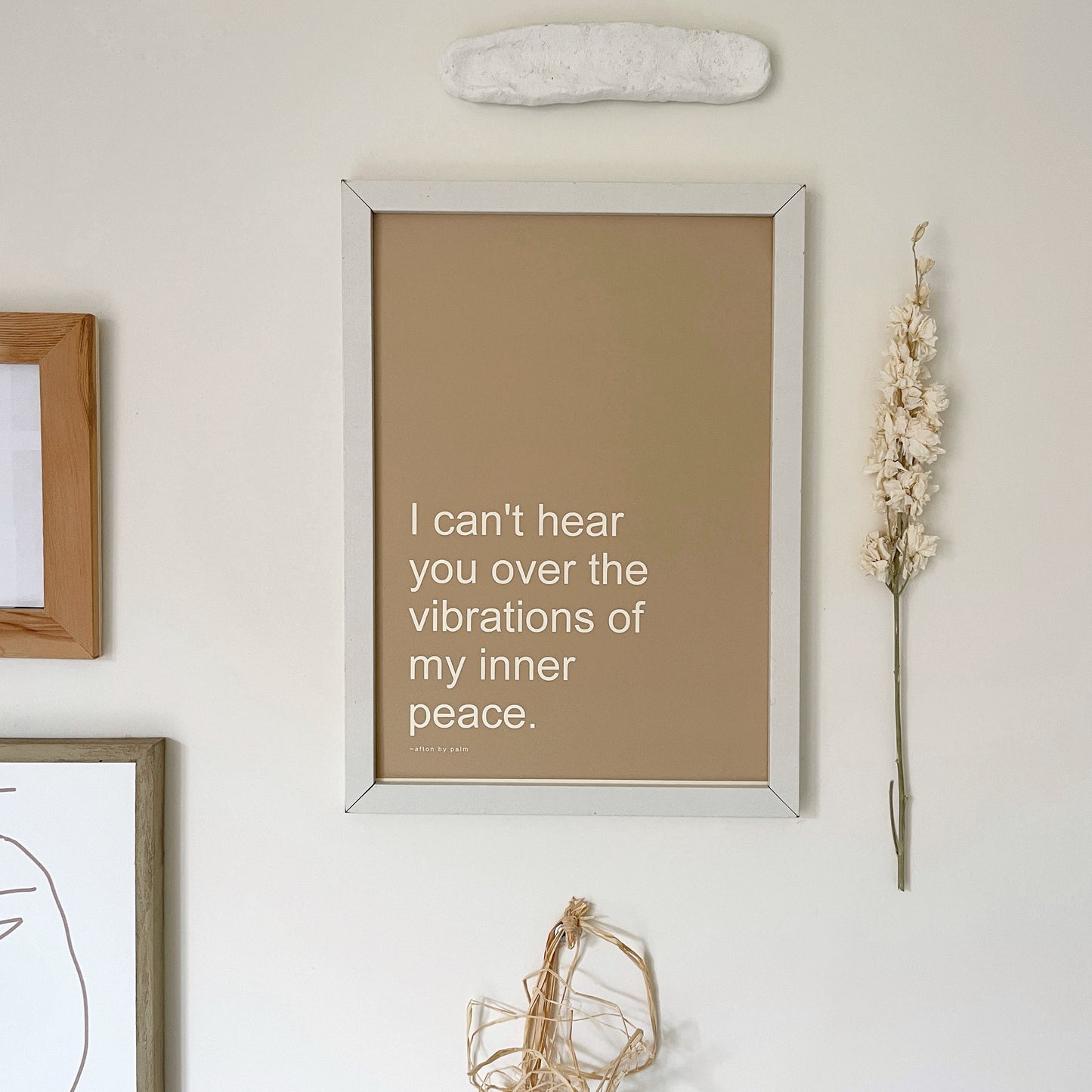 INNER PEACE A4 Unframed Quote Print